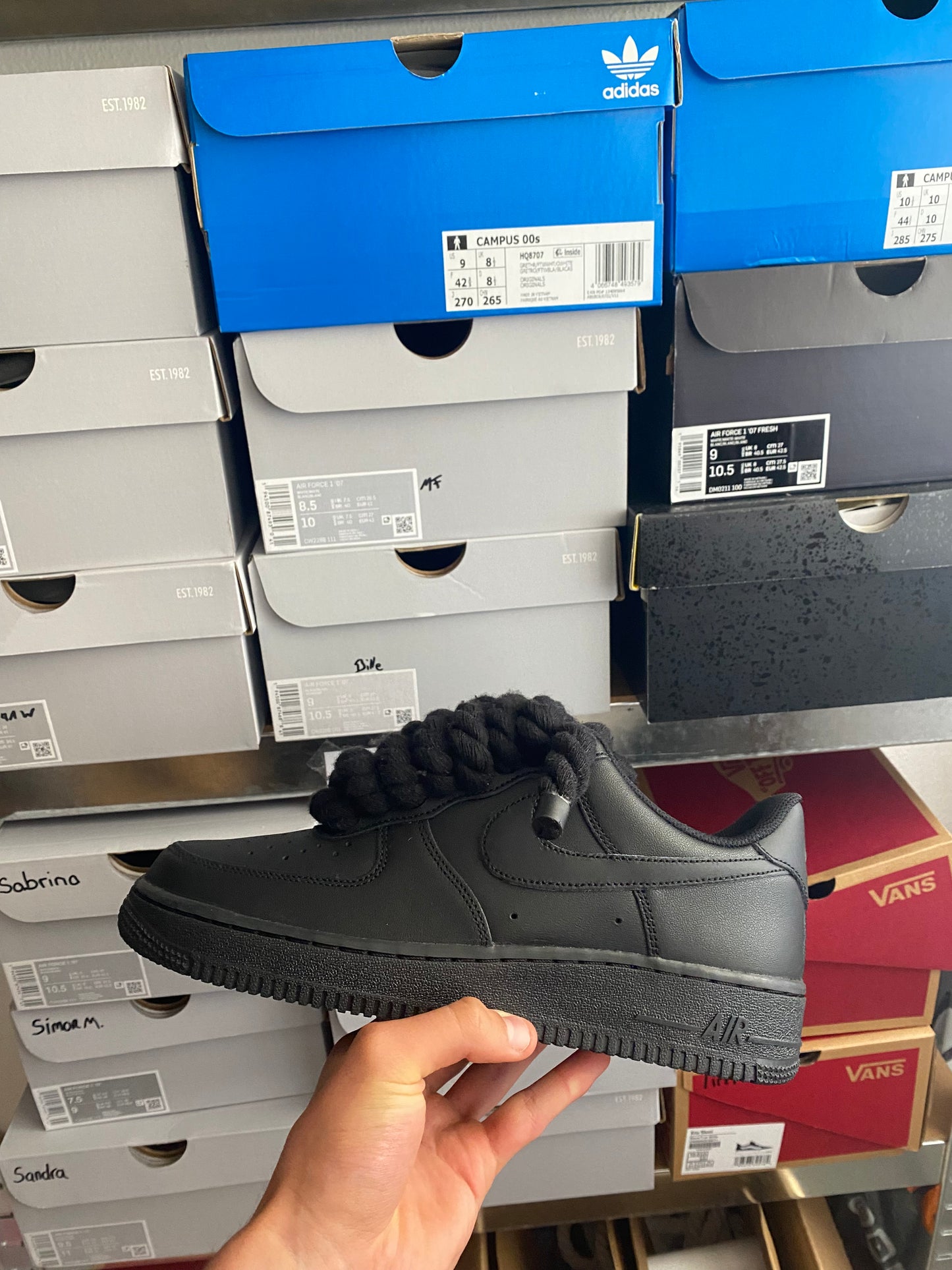 AF1 Rope „All Black“